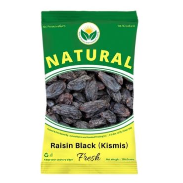 Natural Spices Raisin Black Kismis, 500 G